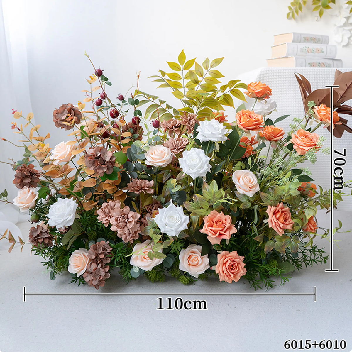 Champagne Floral Row ā Wedding Aisle Decor