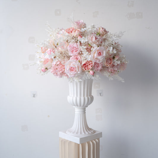 Light Pink Floral Centerpiece – Wedding Table Decor