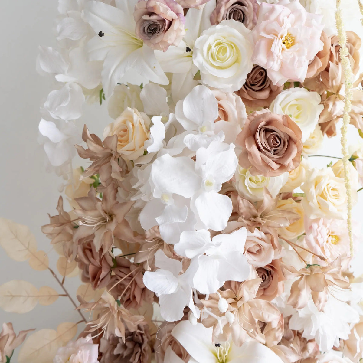 Floral Wedding Arch Combination Set for Ceremony & Reception – Bridal Backdrop Decoration