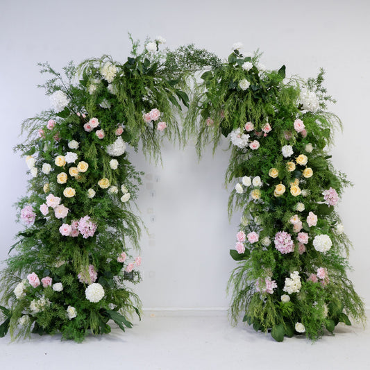 Floral Wedding Arch for Ceremony & Reception – Bridal Backdrop Decoration