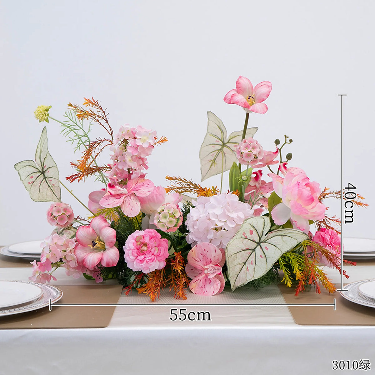 Pink Floral Table Arrangement – Wedding Table Decor