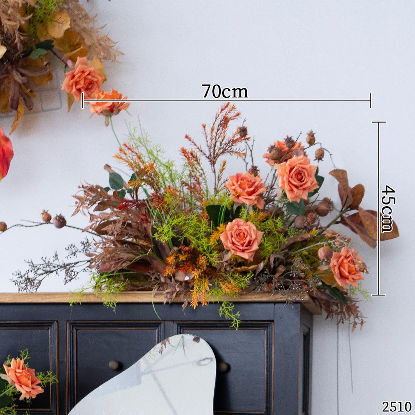 Orange Floral Table Arrangement – Wedding Table Decor