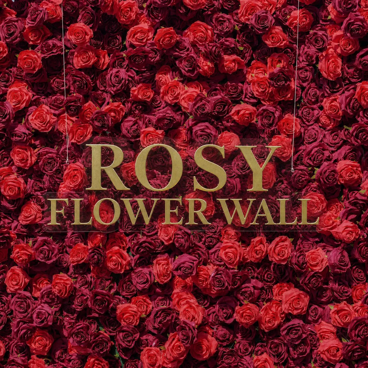 Artificial flower wall product image 2 by Rosy Flower Wall