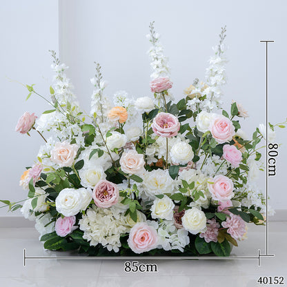Blush Pink Floral Row – Wedding Aisle Decor
