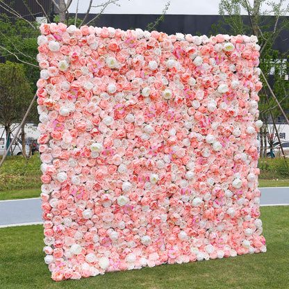 Rosy 3D Pink Blush Peony Wall Flowers Decor