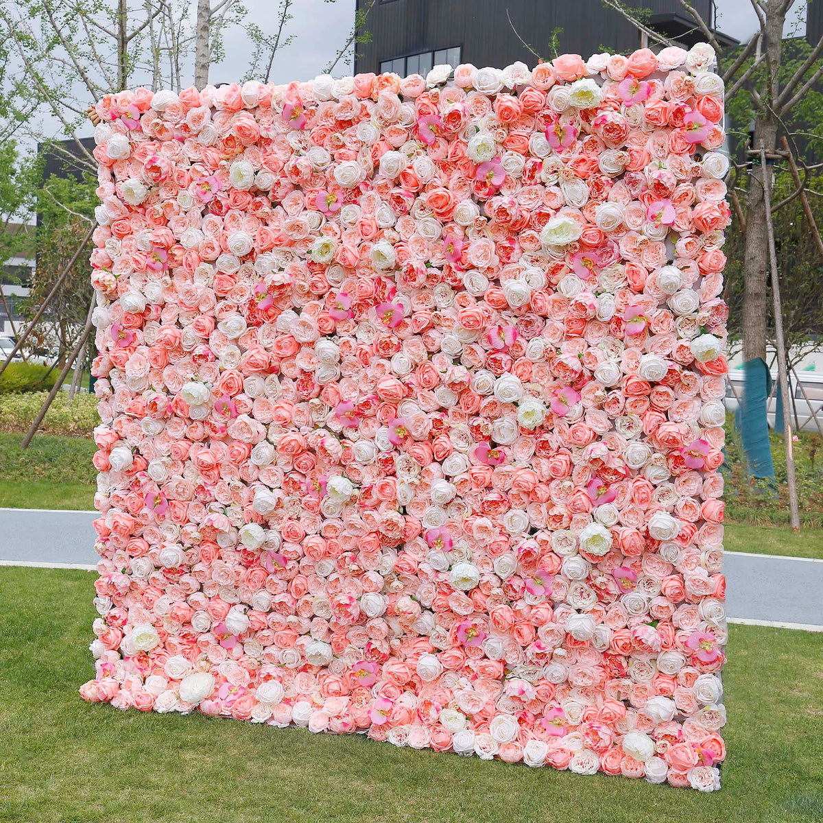 Rosy 3D Pink Blush Peony Wall Flowers Decor