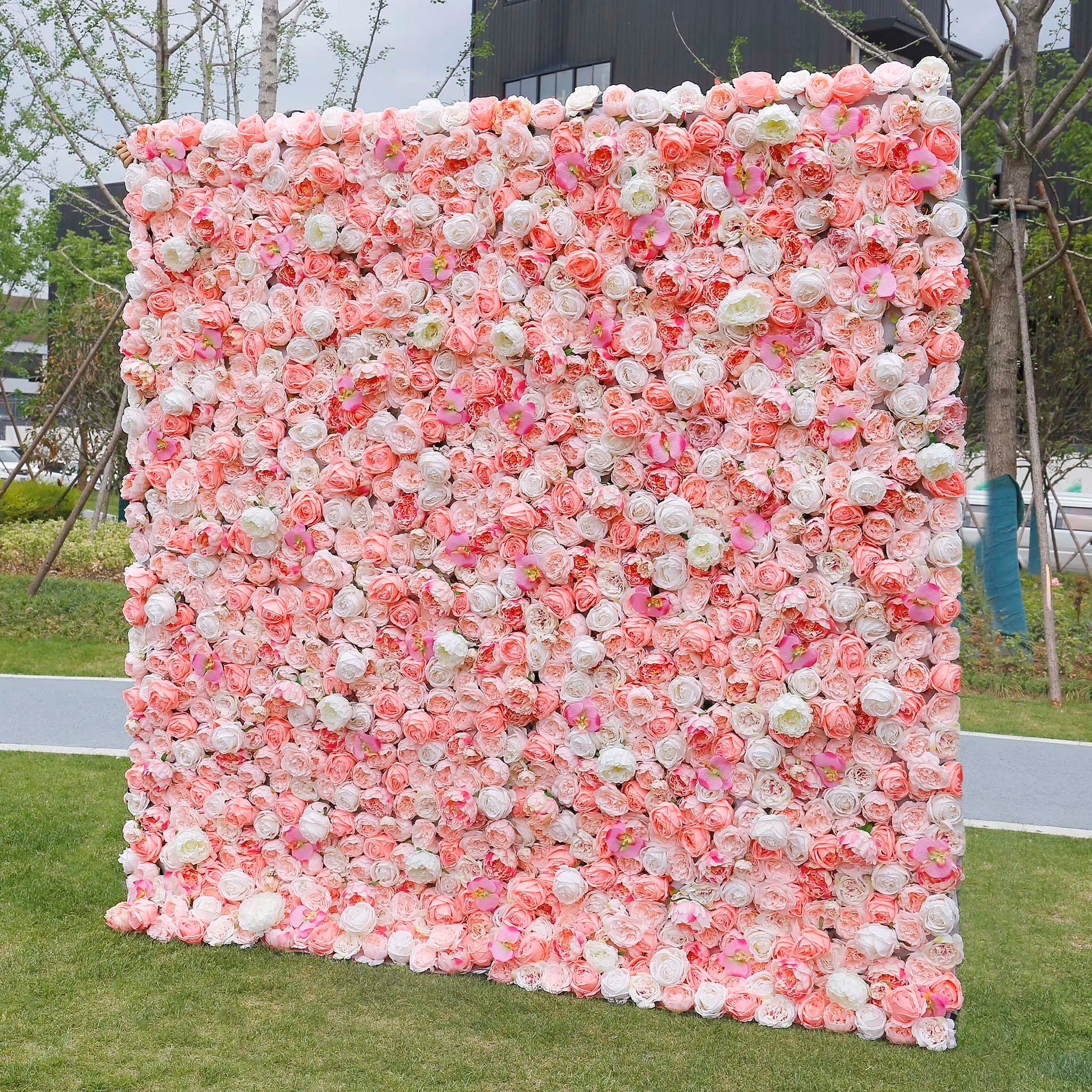 Rosy 3D Pink Blush Peony Wall Flowers Decor