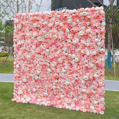 Rosy 3D Pink Blush Peony Wall Flowers Decor