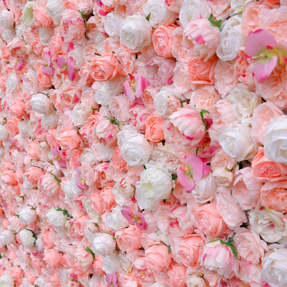 Rosy 3D Pink Blush Peony Wall Flowers Decor