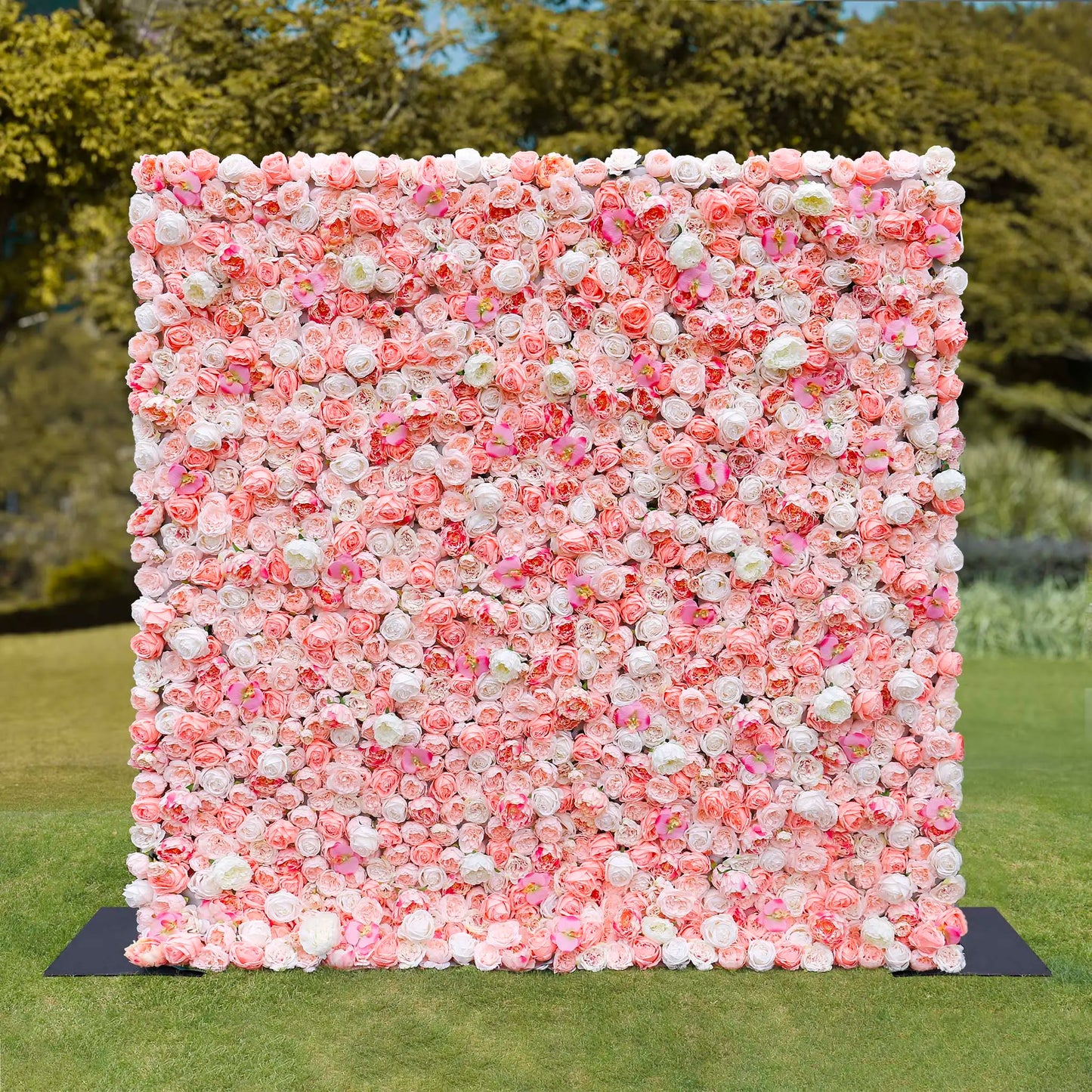 Rosy 3D Pink Blush Peony Wall Flowers Decor