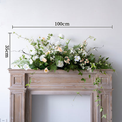 White Floral Table Arrangement – Wedding Table Decor