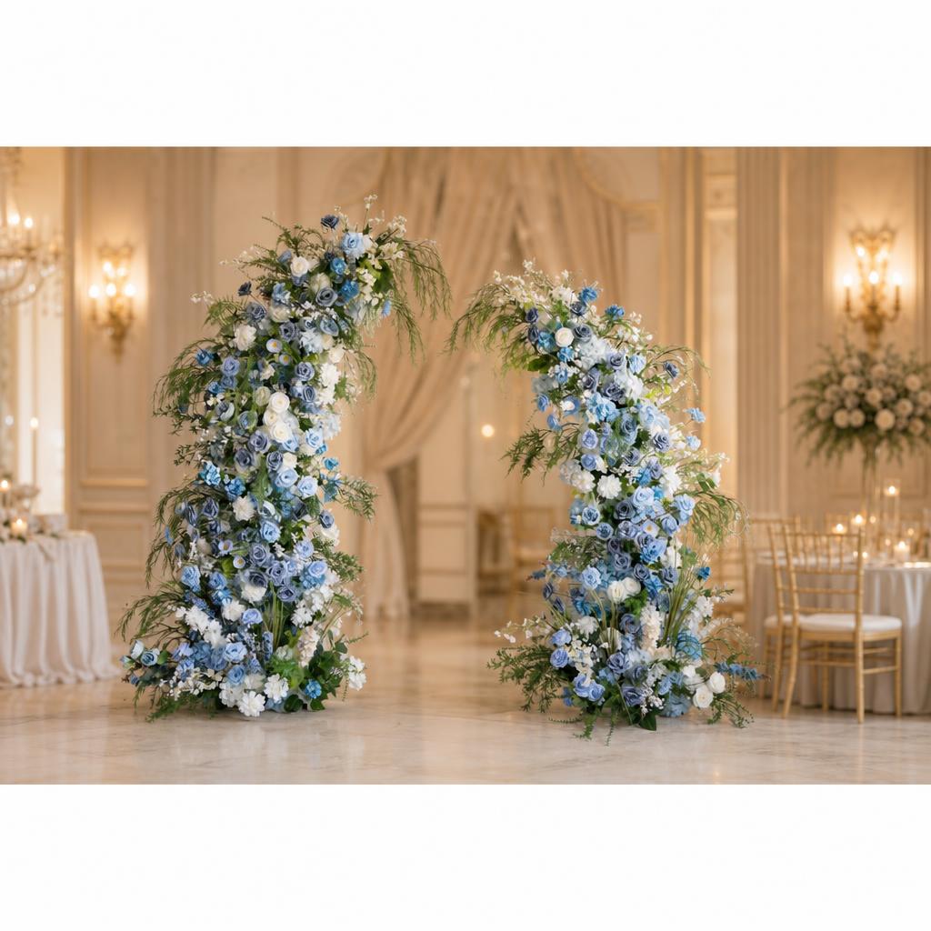 Floral Wedding Arch for Ceremony & Reception – Bridal Backdrop Decoration