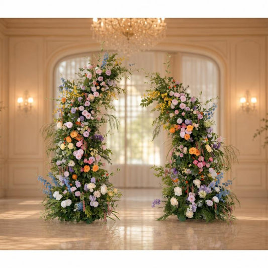Floral Wedding Arch for Ceremony & Reception – Bridal Backdrop Decoration