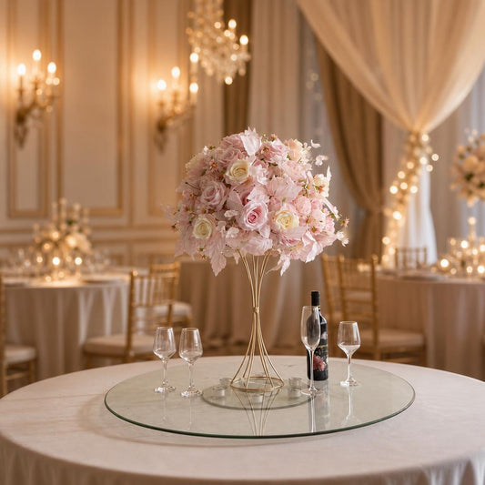 Pink Floral Centerpiece – Wedding Table Decor