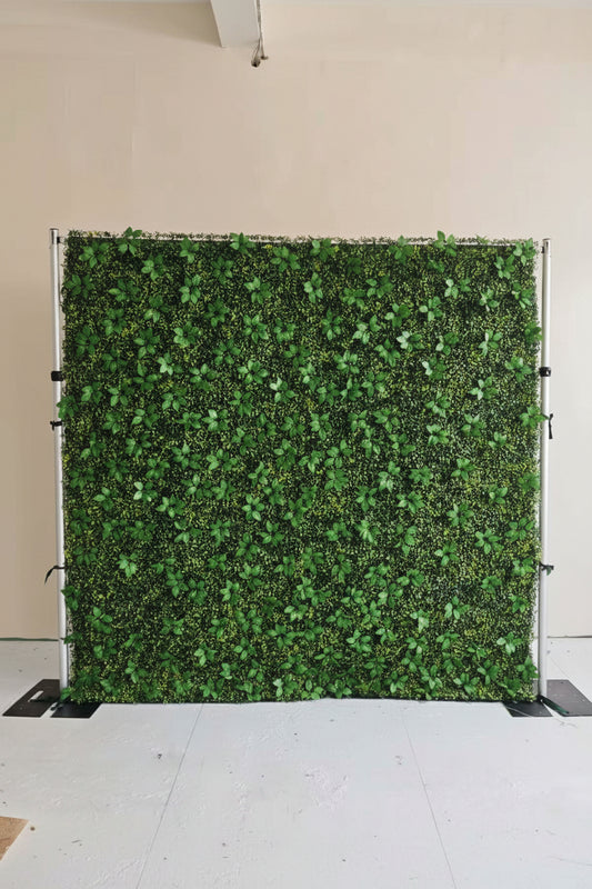 8*8ft Green Grass Flower Wall Backdrop for weddings, bridal showers