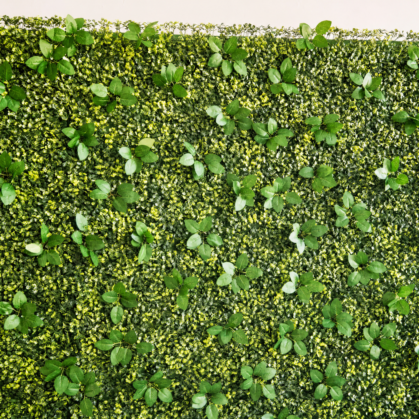 Greenery flower wall backdrop with white floral accents for weddings, view 9