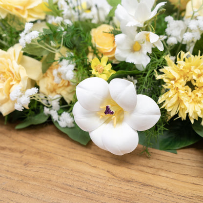 Yellow Floral Table Arrangement – Wedding Table Decor