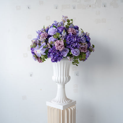 Purple Floral Centerpiece – Wedding Table Decor
