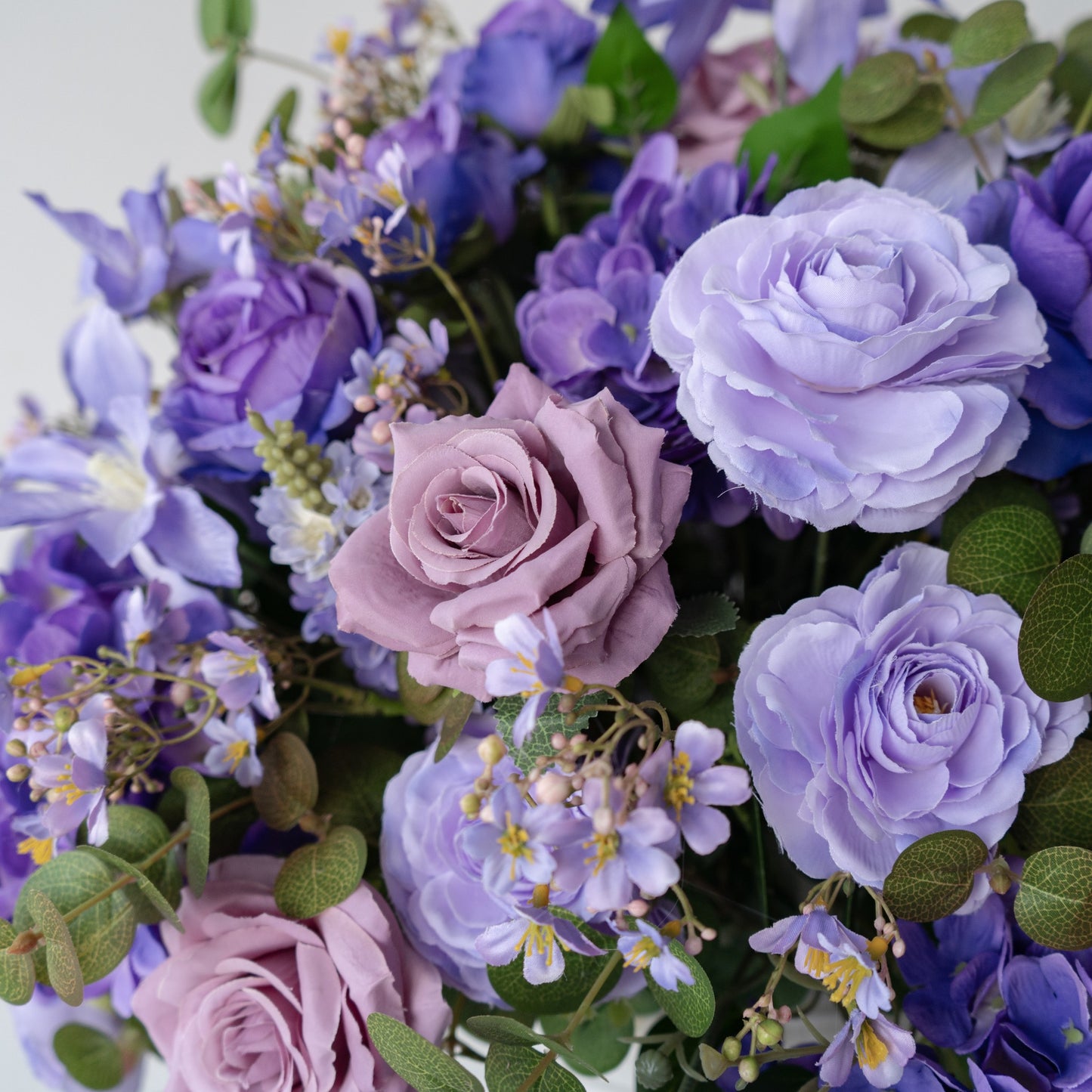 Purple Floral Centerpiece – Wedding Table Decor