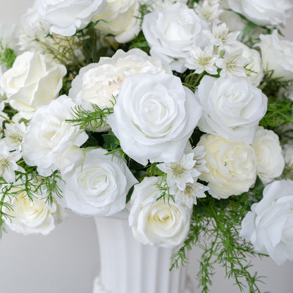 White Floral Centerpiece – Wedding Table Decor