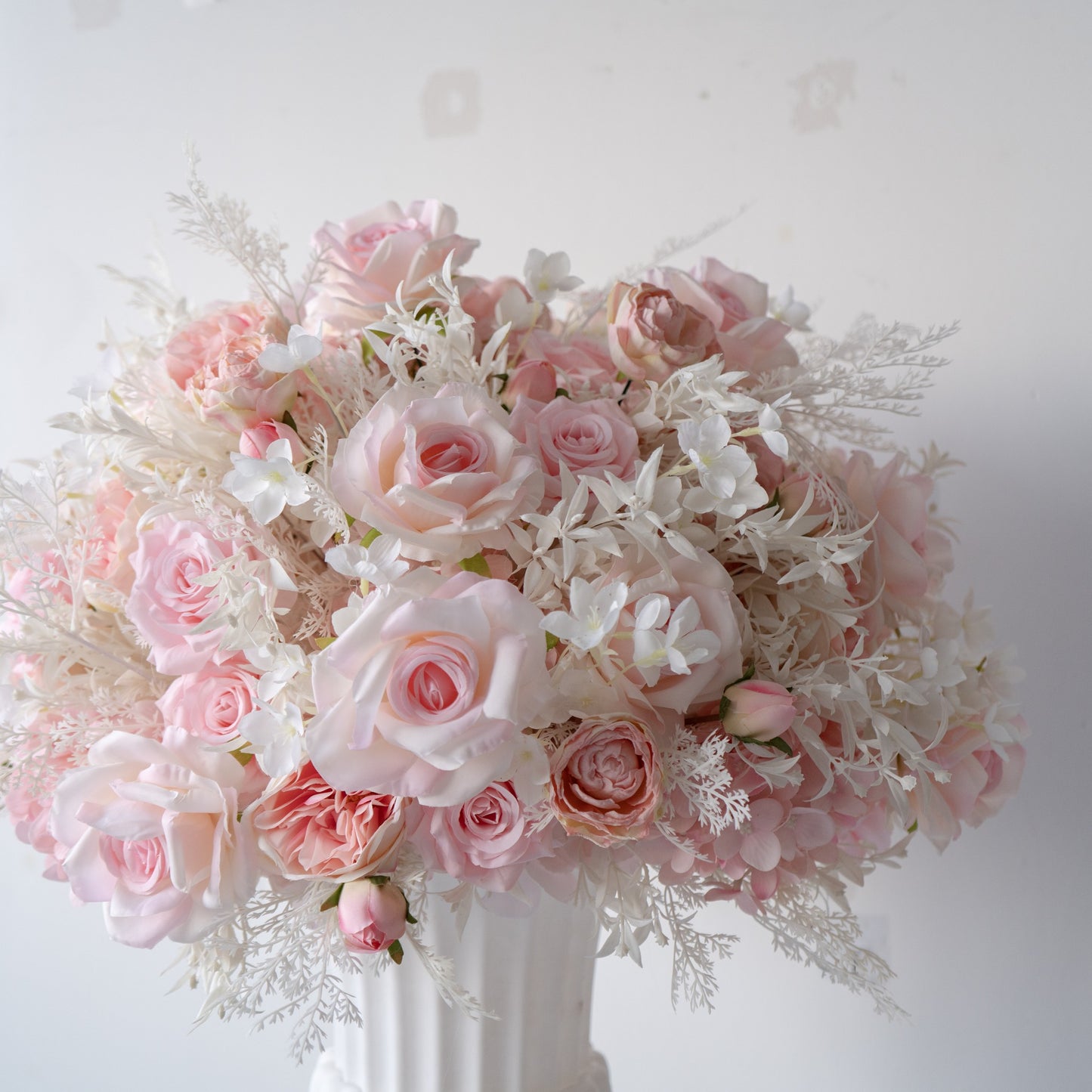 Light Pink Floral Centerpiece – Wedding Table Decor