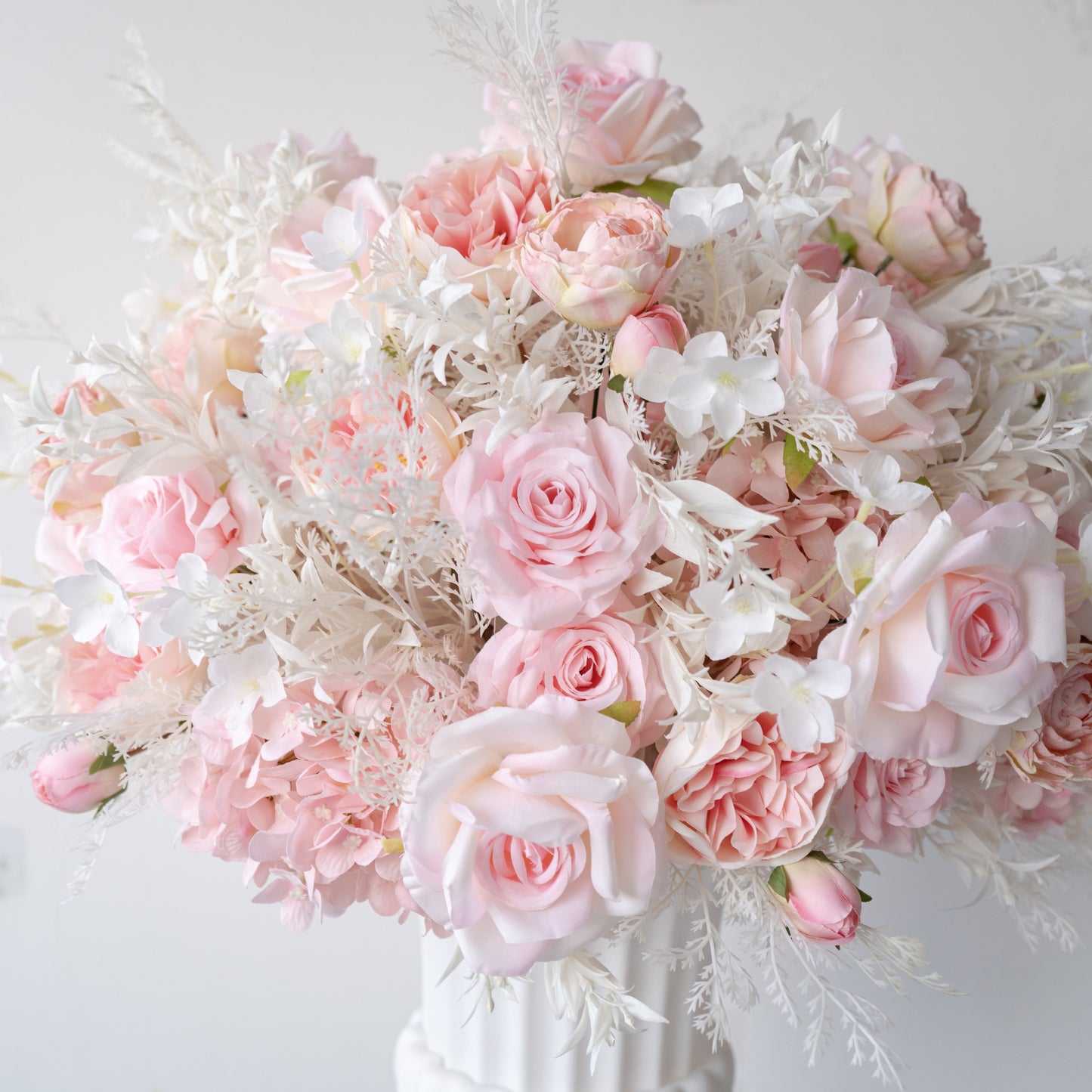 Light Pink Floral Centerpiece – Wedding Table Decor