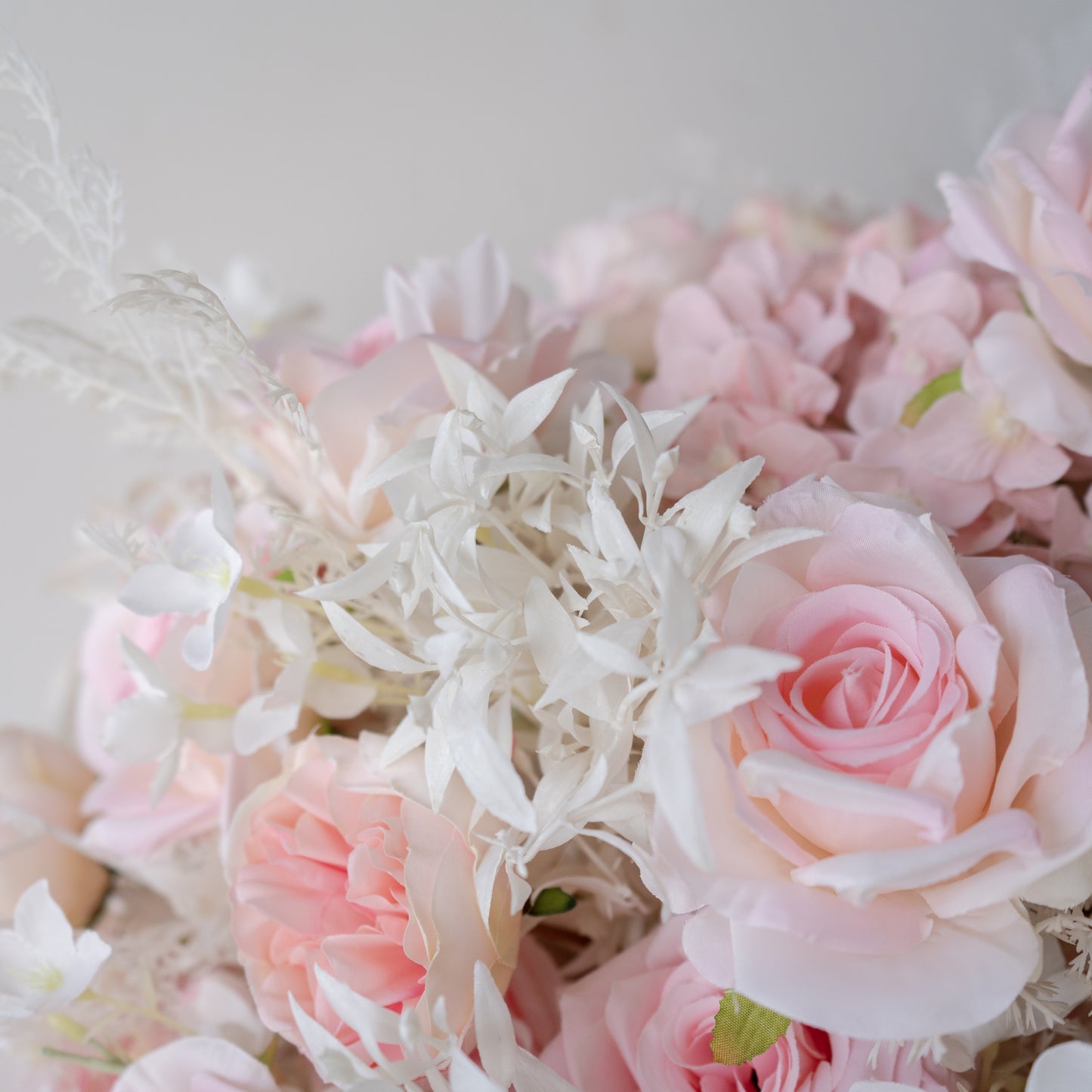 Light Pink Floral Centerpiece – Wedding Table Decor