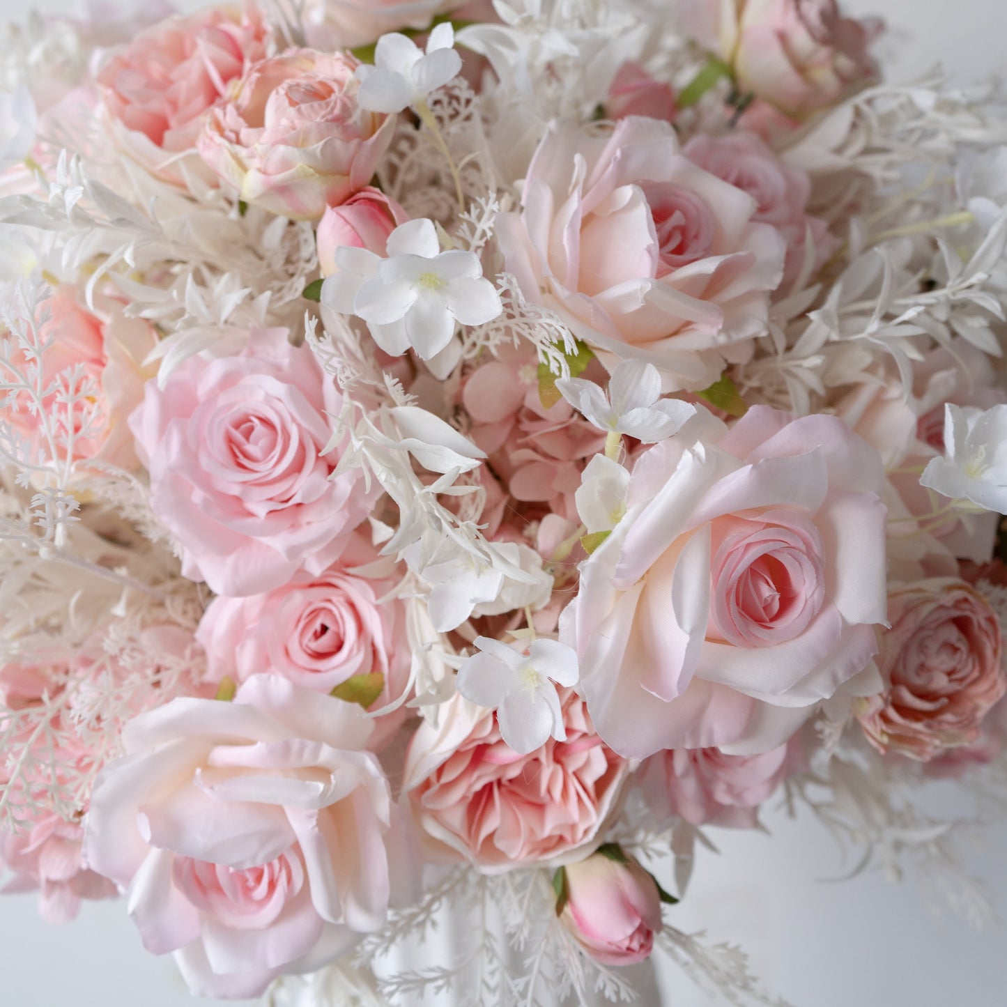 Light Pink Floral Centerpiece – Wedding Table Decor