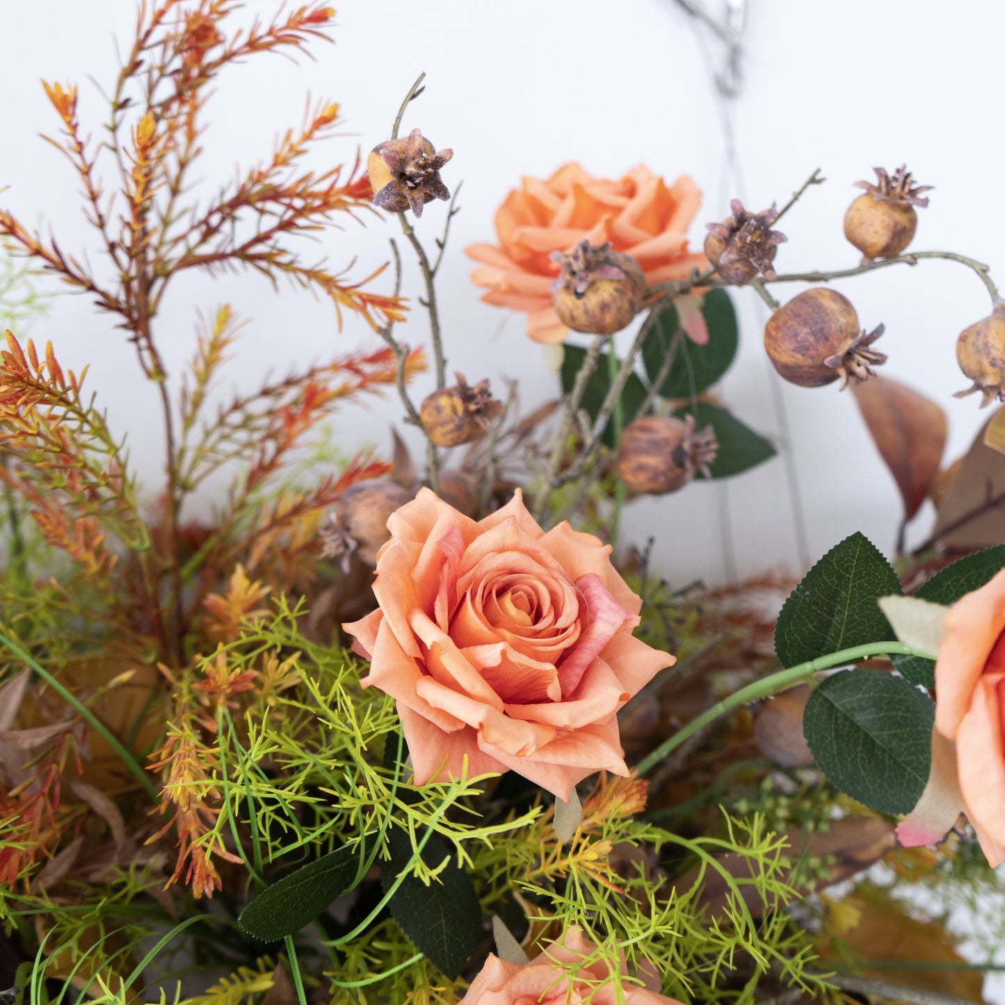 Orange Floral Table Arrangement – Wedding Table Decor