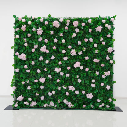 Pink Rose Flower Wall Backdrop
