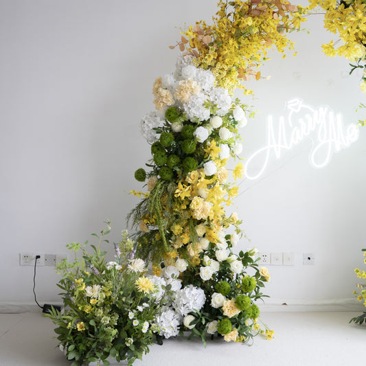 Floral Wedding Arch for Ceremony & Reception – Bridal Backdrop Decoration