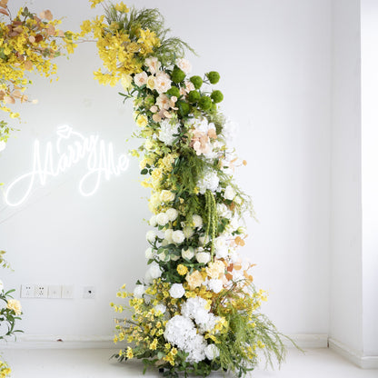 Floral Wedding Arch for Ceremony & Reception – Bridal Backdrop Decoration