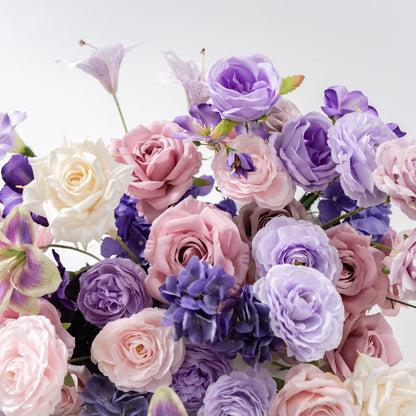 Premium Wedding Floral Arch Decor for Ceremony & Reception – Bridal Backdrop Decoration, 6.9×7.1 ft