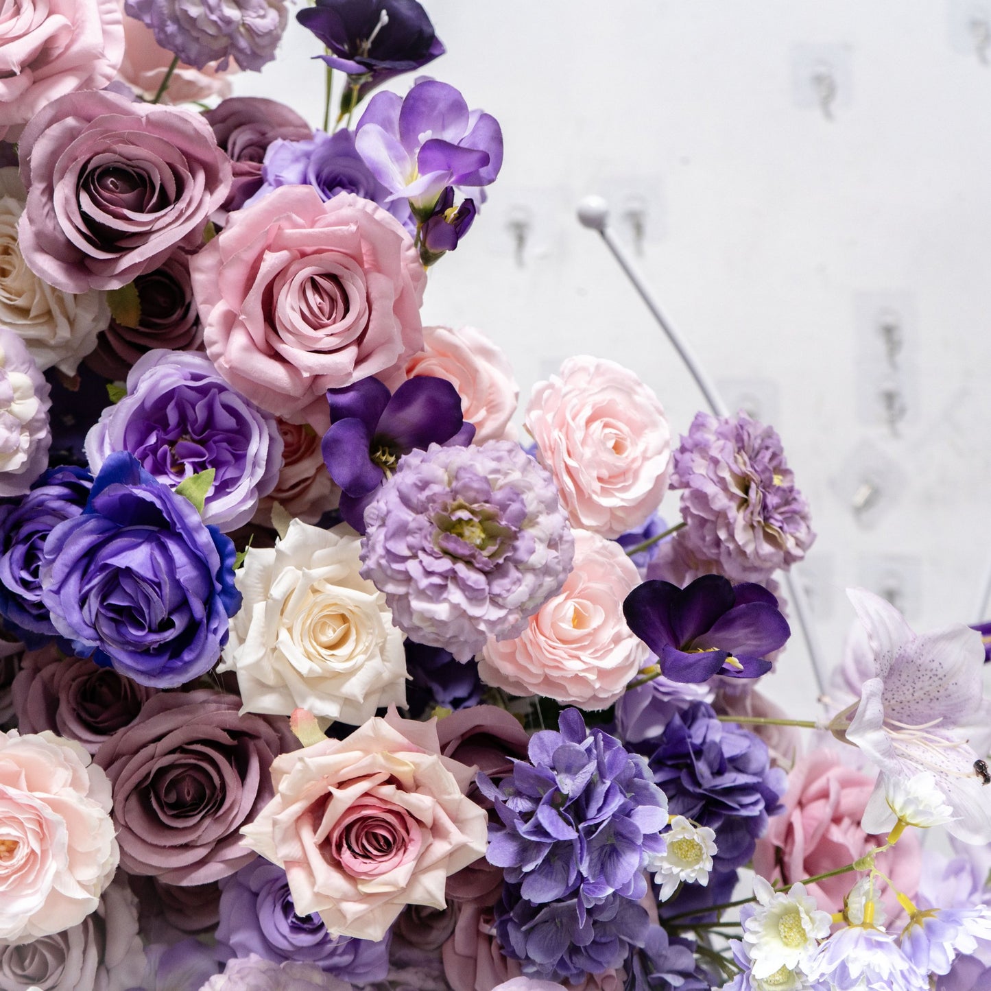 Premium Wedding Floral Arch Decor for Ceremony & Reception – Bridal Backdrop Decoration, 6.9×7.1 ft