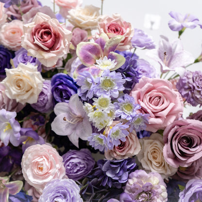 Premium Wedding Floral Arch Decor for Ceremony & Reception – Bridal Backdrop Decoration, 6.9×7.1 ft