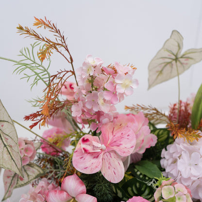 Pink Floral Table Arrangement – Wedding Table Decor