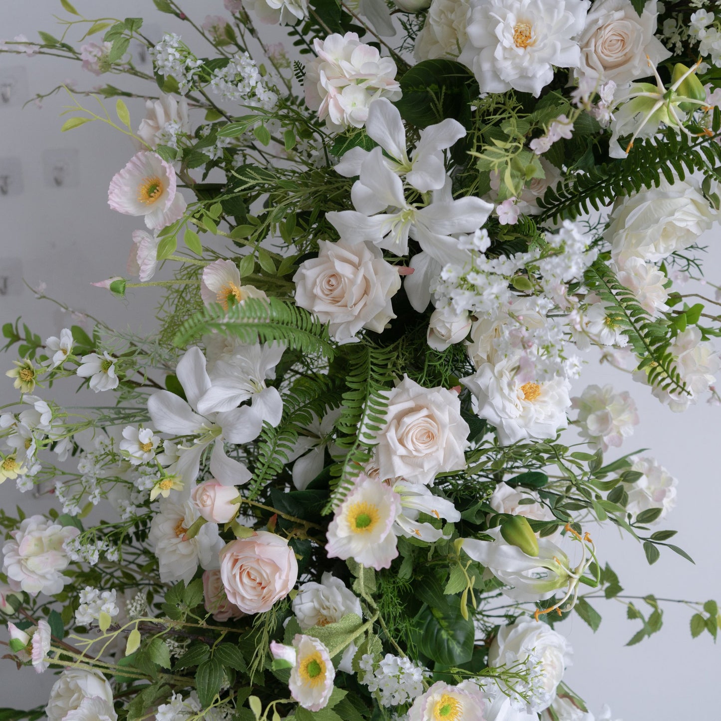Floral Wedding Arch Set for Ceremony & Reception – Bridal Backdrop Decoration