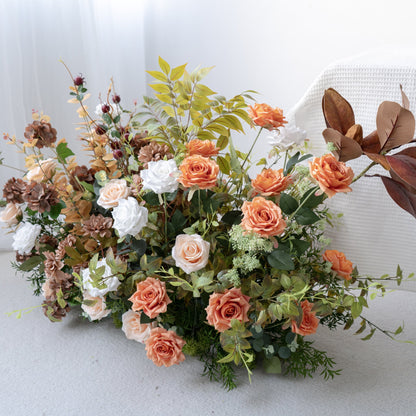Champagne Floral Row – Wedding Aisle Decor