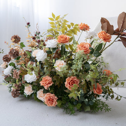 Champagne Floral Row – Wedding Aisle Decor