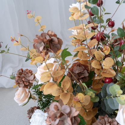 Champagne Floral Row – Wedding Aisle Decor
