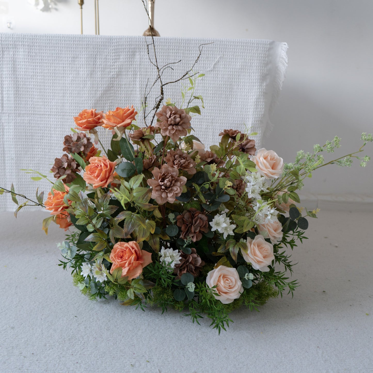 autumn Floral Row – Wedding Aisle Decor