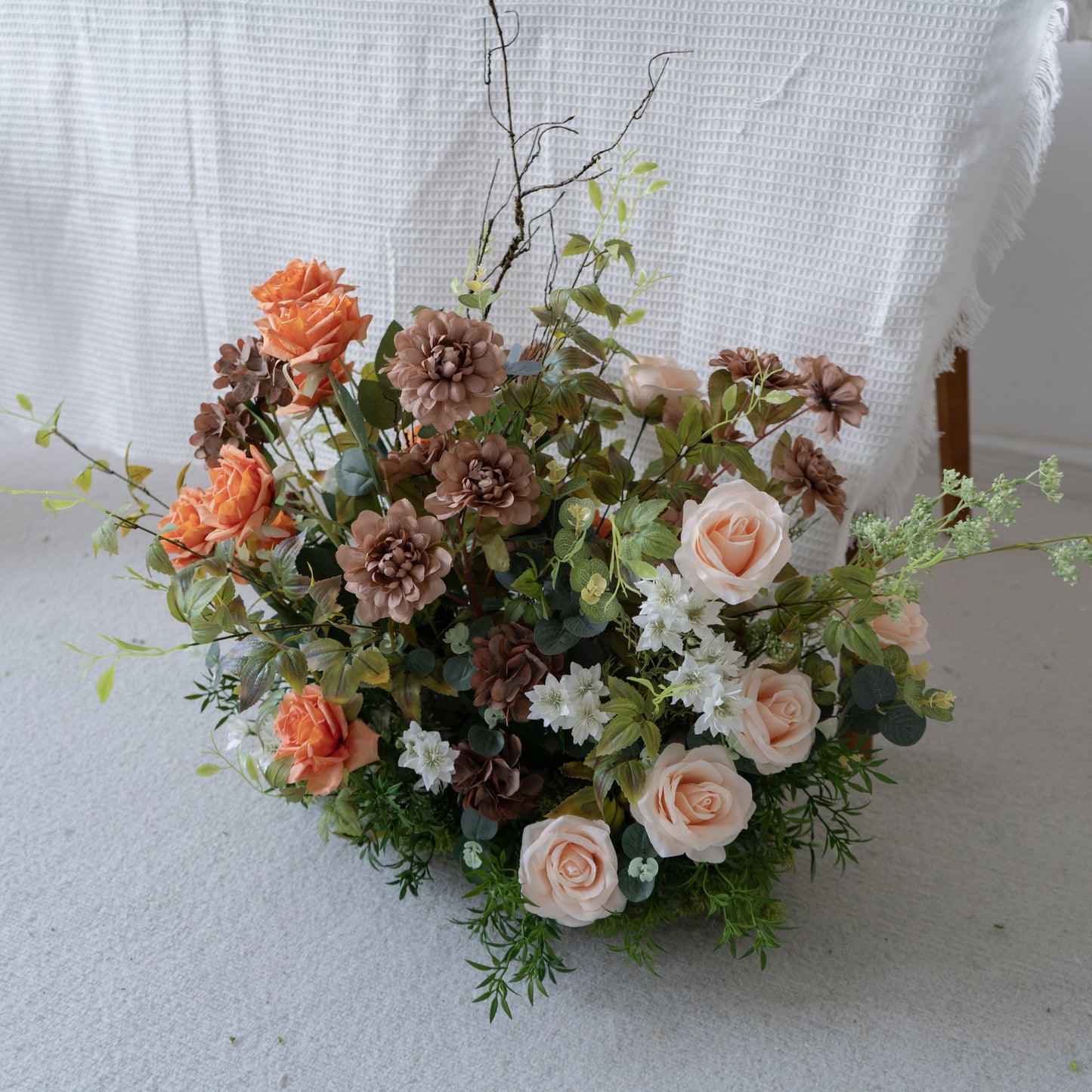 autumn Floral Row – Wedding Aisle Decor