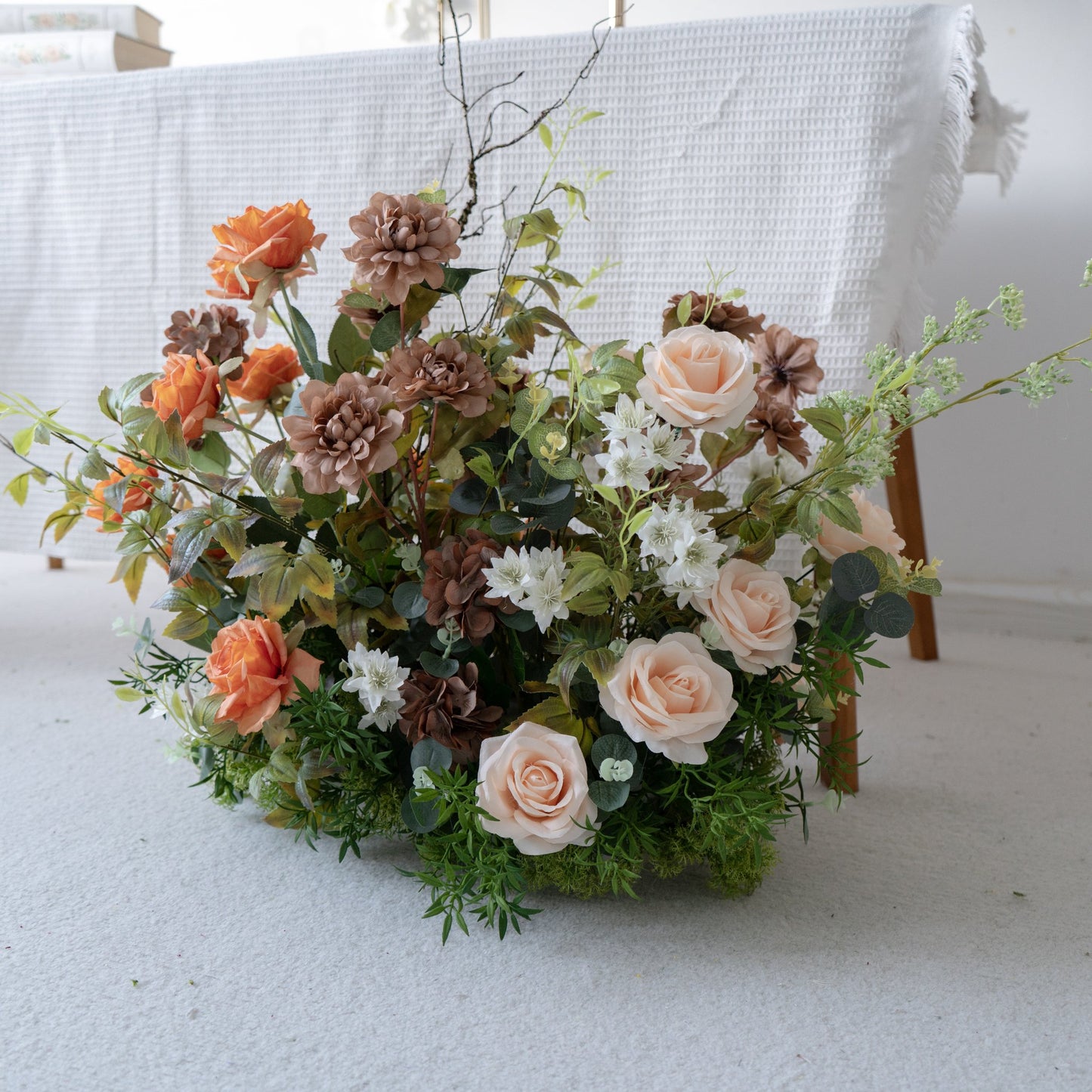 autumn Floral Row – Wedding Aisle Decor