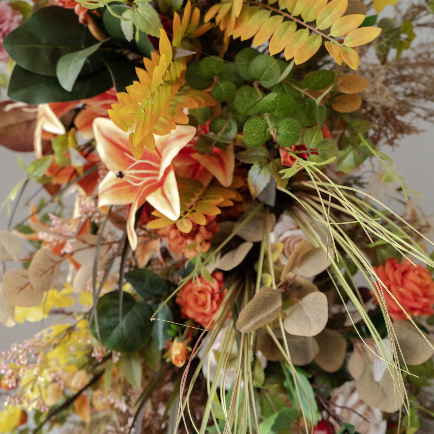 Horn Floral Arch for Wedding Ceremony & Reception – Bridal Backdrop & Photo Zone Decoration