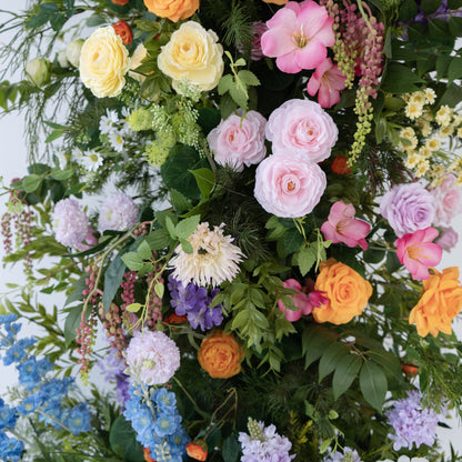 Floral Wedding Arch for Ceremony & Reception – Bridal Backdrop Decoration