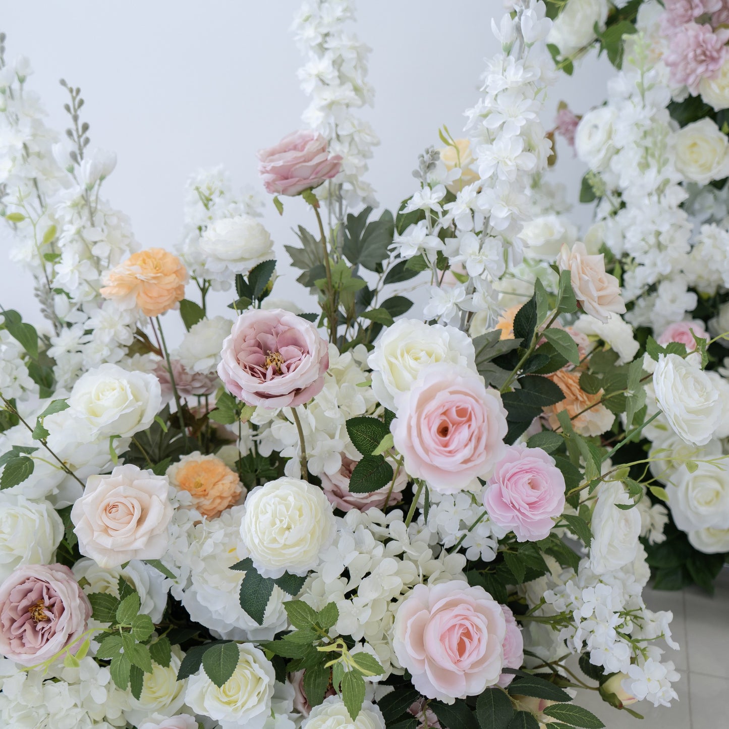 Blush Pink Floral Row – Wedding Aisle Decor