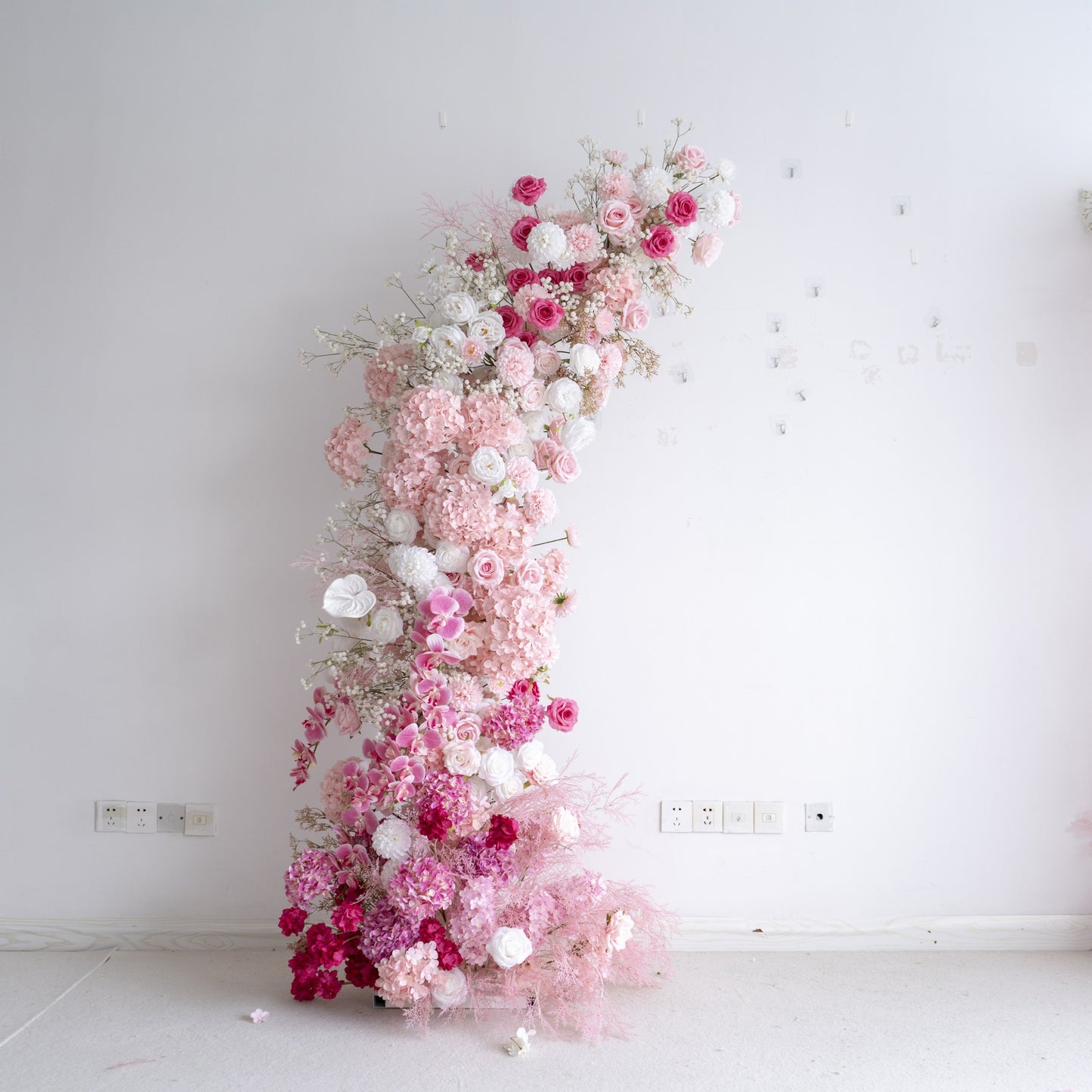 Artificial Floral Arch Backdrop for Wedding & Event Decor