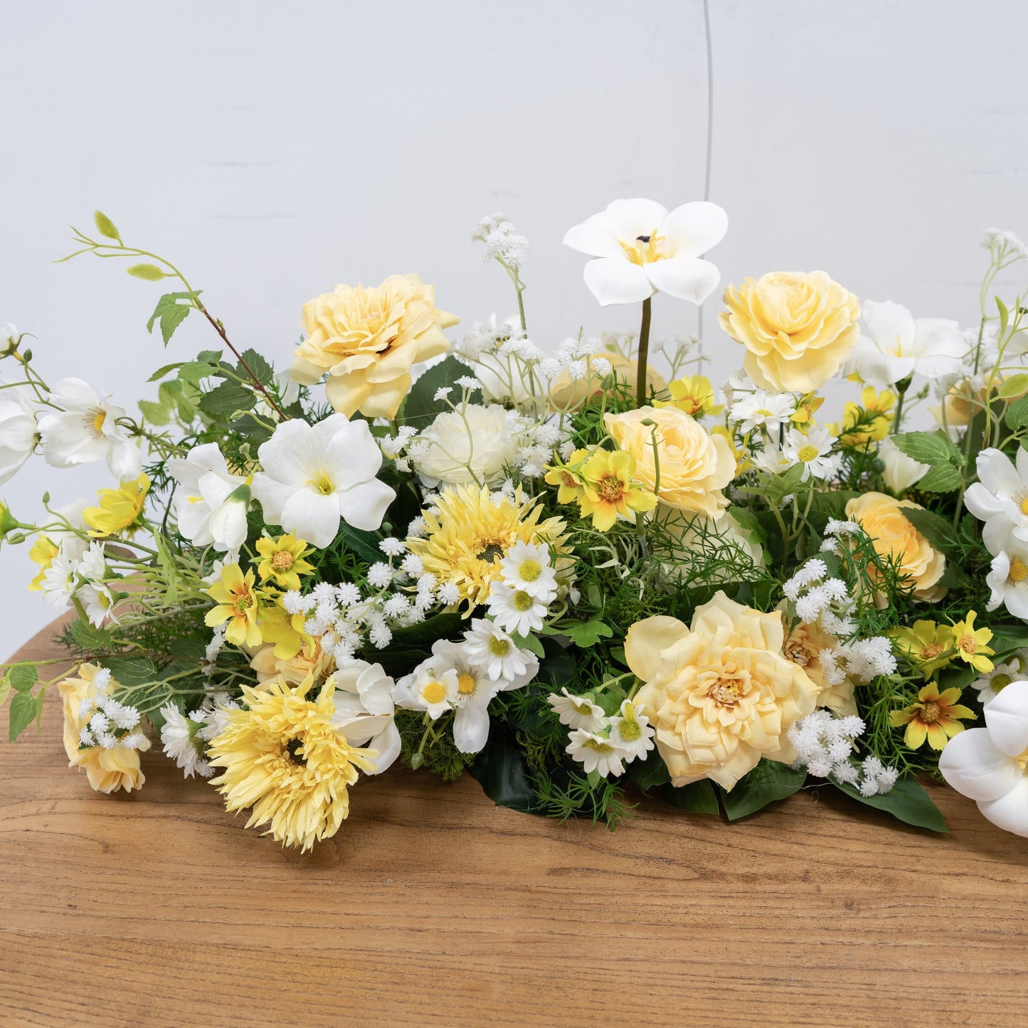 Yellow Floral Table Arrangement – Wedding Table Decor