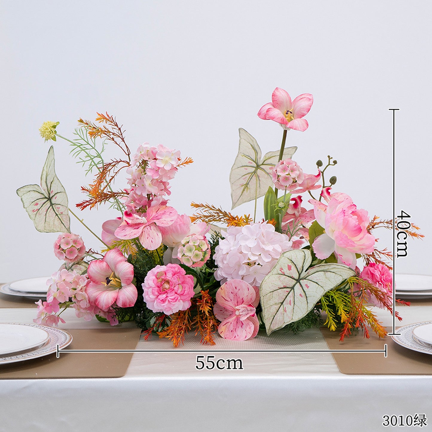 Pink Floral Table Arrangement – Wedding Table Decor