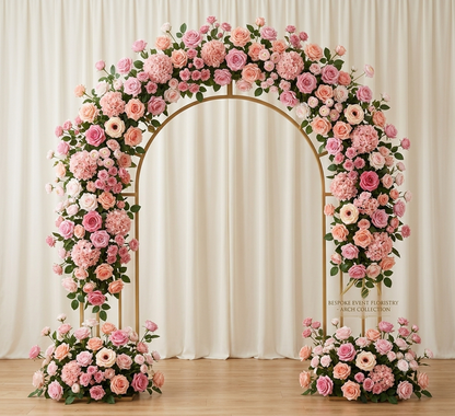 Blush Pink DIY Loose Artificial Flower Decor Kit – 65 Stems / Approx. 250 Flower Heads